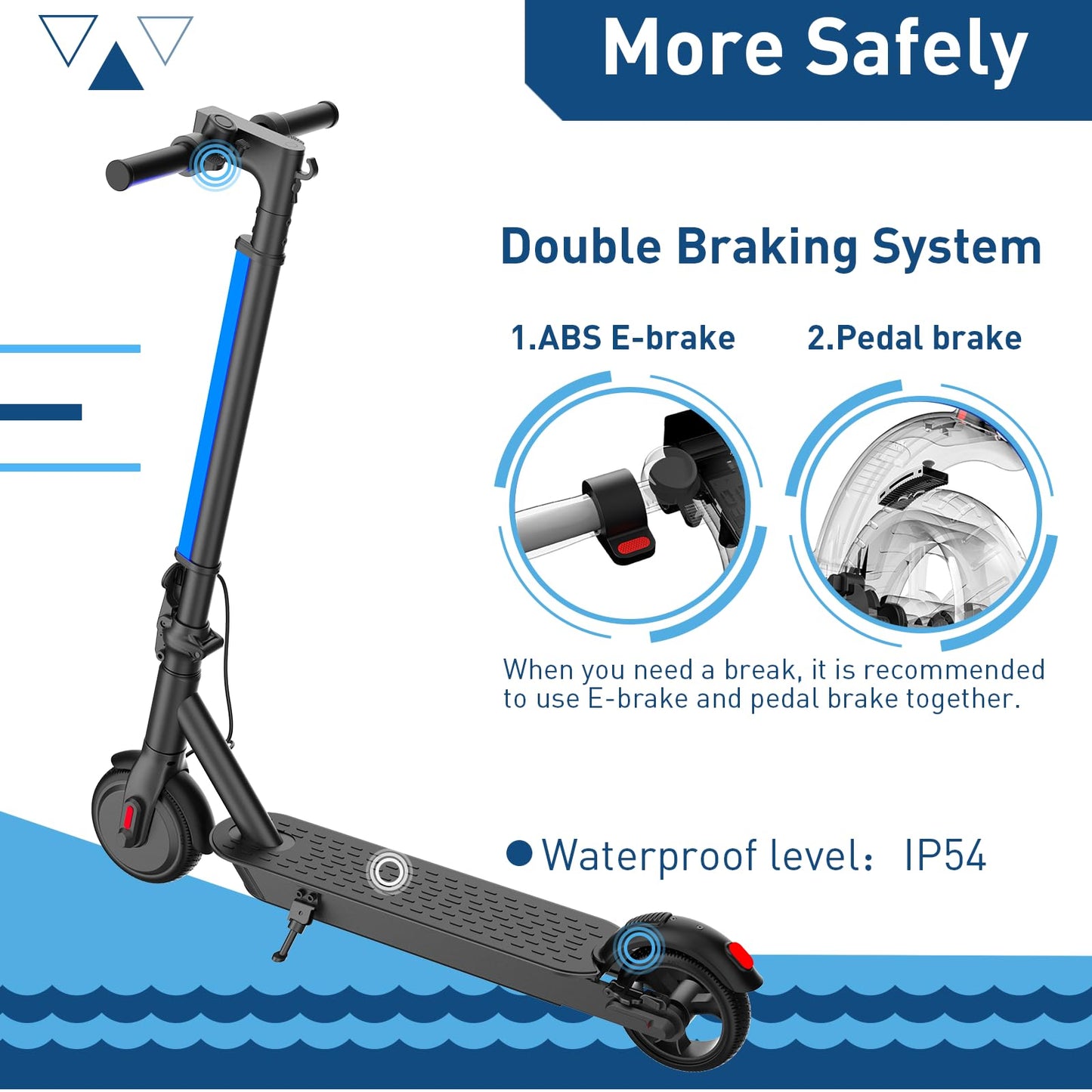 Hiboy S2 Lite Electric Scooter - 6.5" Solid Tires - Up to 10.6 Miles Long-Range & 13 MPH Portable Folding Commuting Scooter for Teens/Adults (Sakura Pink)