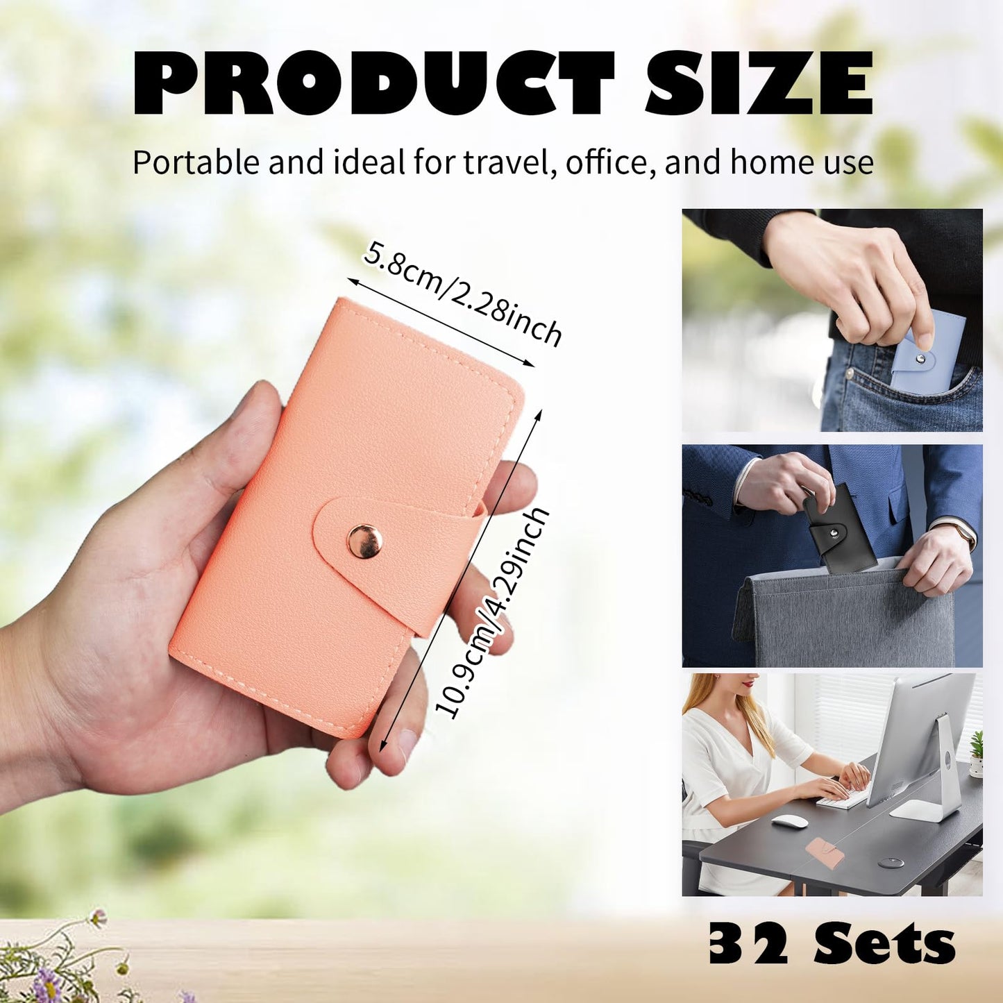 LECEHIVO 32 Set Manicure Kit Bulk with Travel Bag 7 in 1 Stainless Steel Mini Nail Clippers Professional Nail Care Kit for Valentine Home Women Men Pedicure Grooming