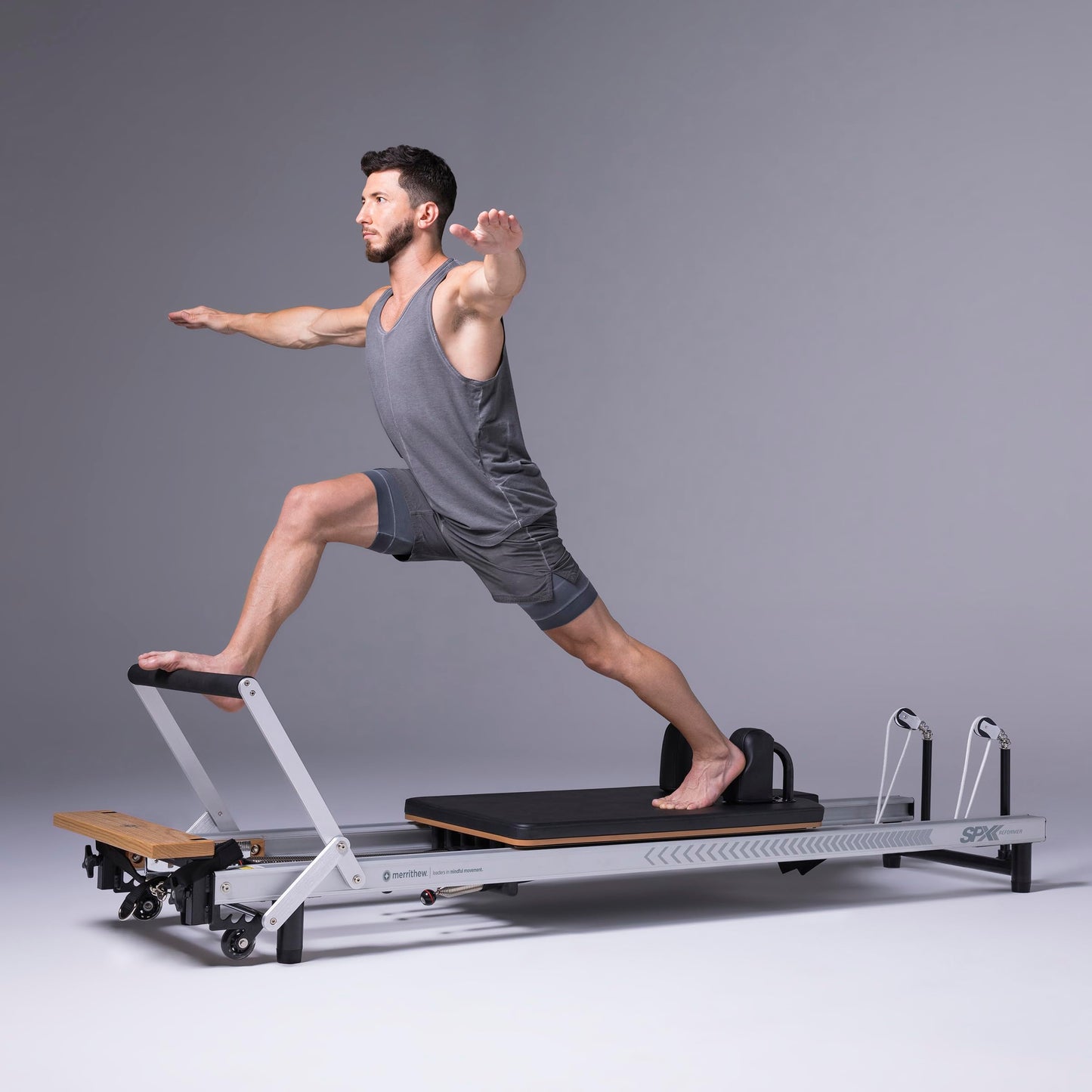 Merrithew Elevated at Home SPX Reformer Package (Black) (ST-11010)