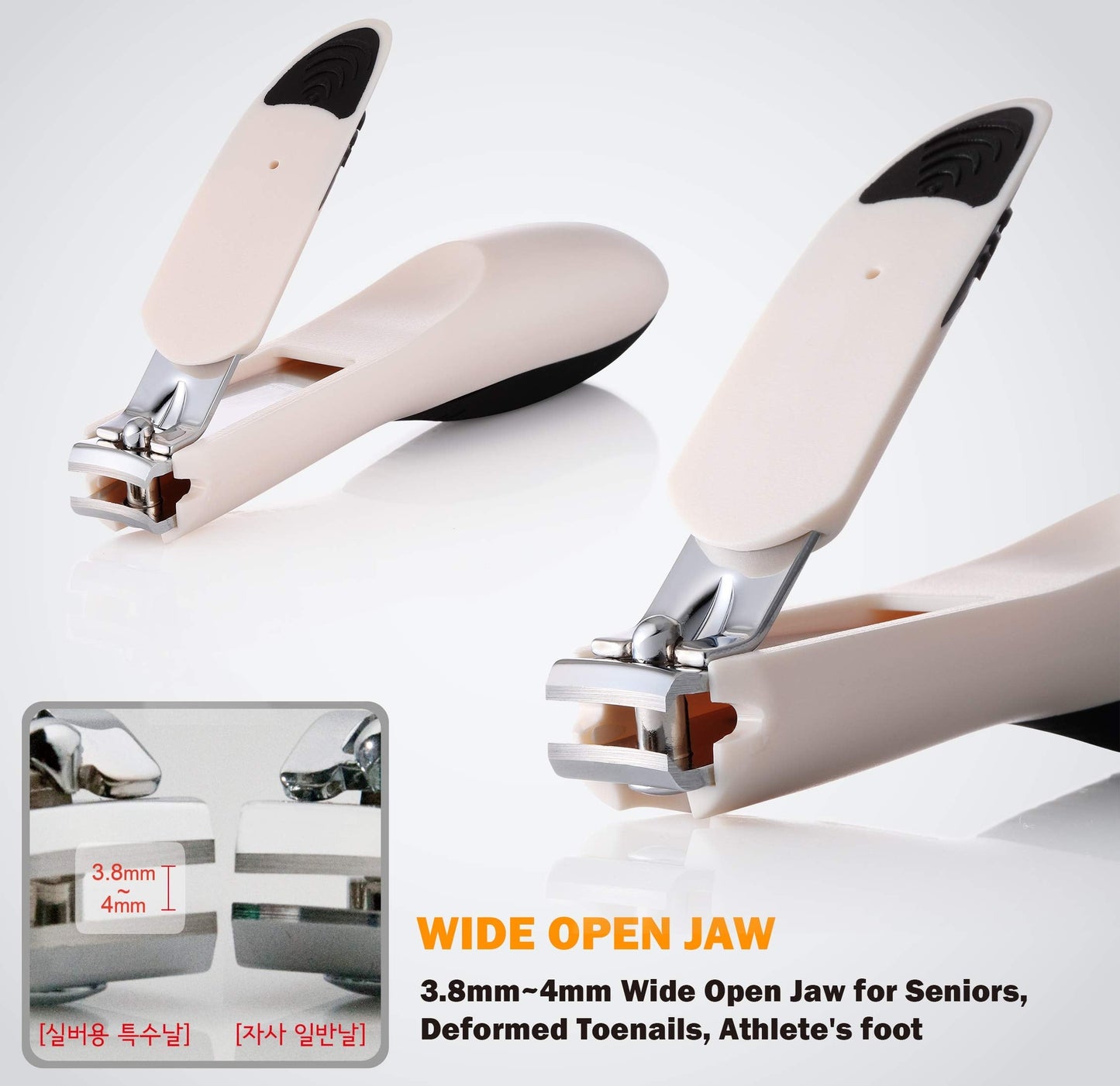 Korean Nail Clipper! World No. 1. Three Seven (777) Travel Manicure Grooming Kit Nail Clipper Set Made in Korea, Since 1975. (TS-221VSG)