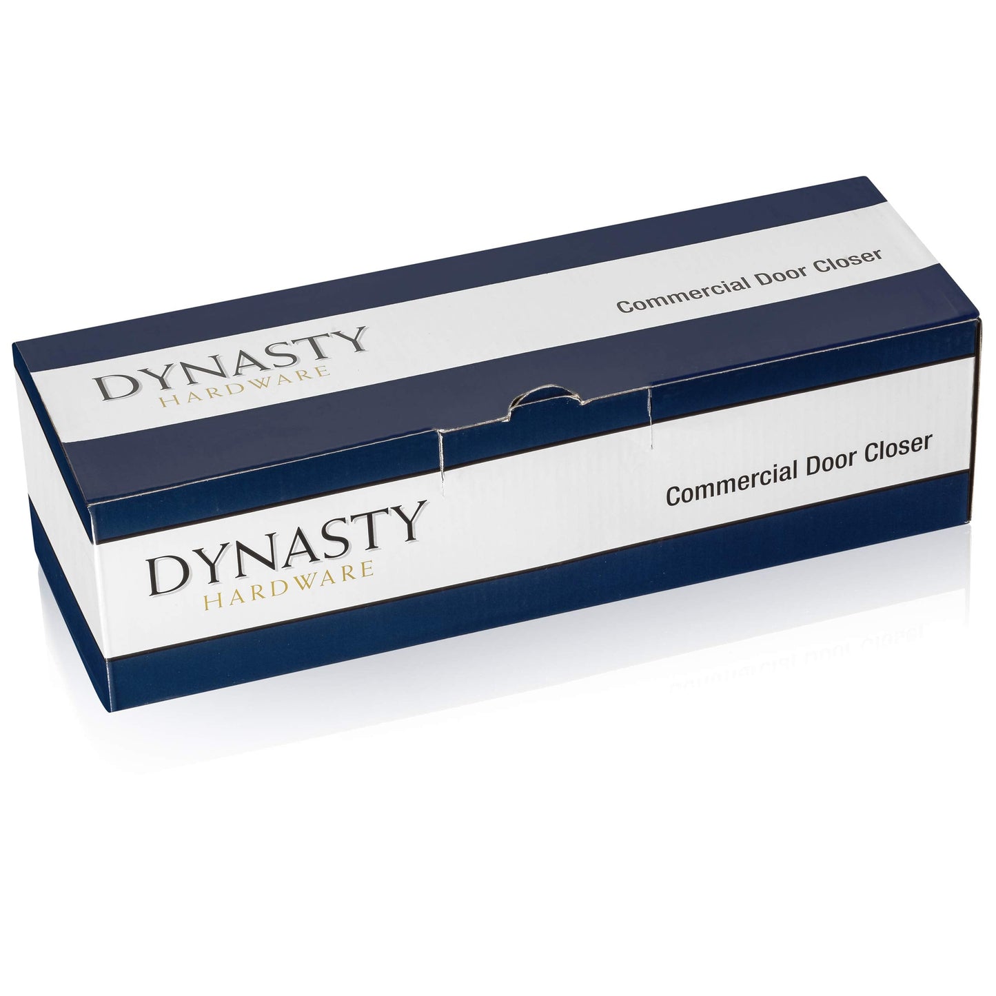Dynasty Hardware Door Closer, Commercial Hydraulic Closer, Self-Closing, Spring Size 2, Surface Mount, Sprayed Aluminum, Series 2000