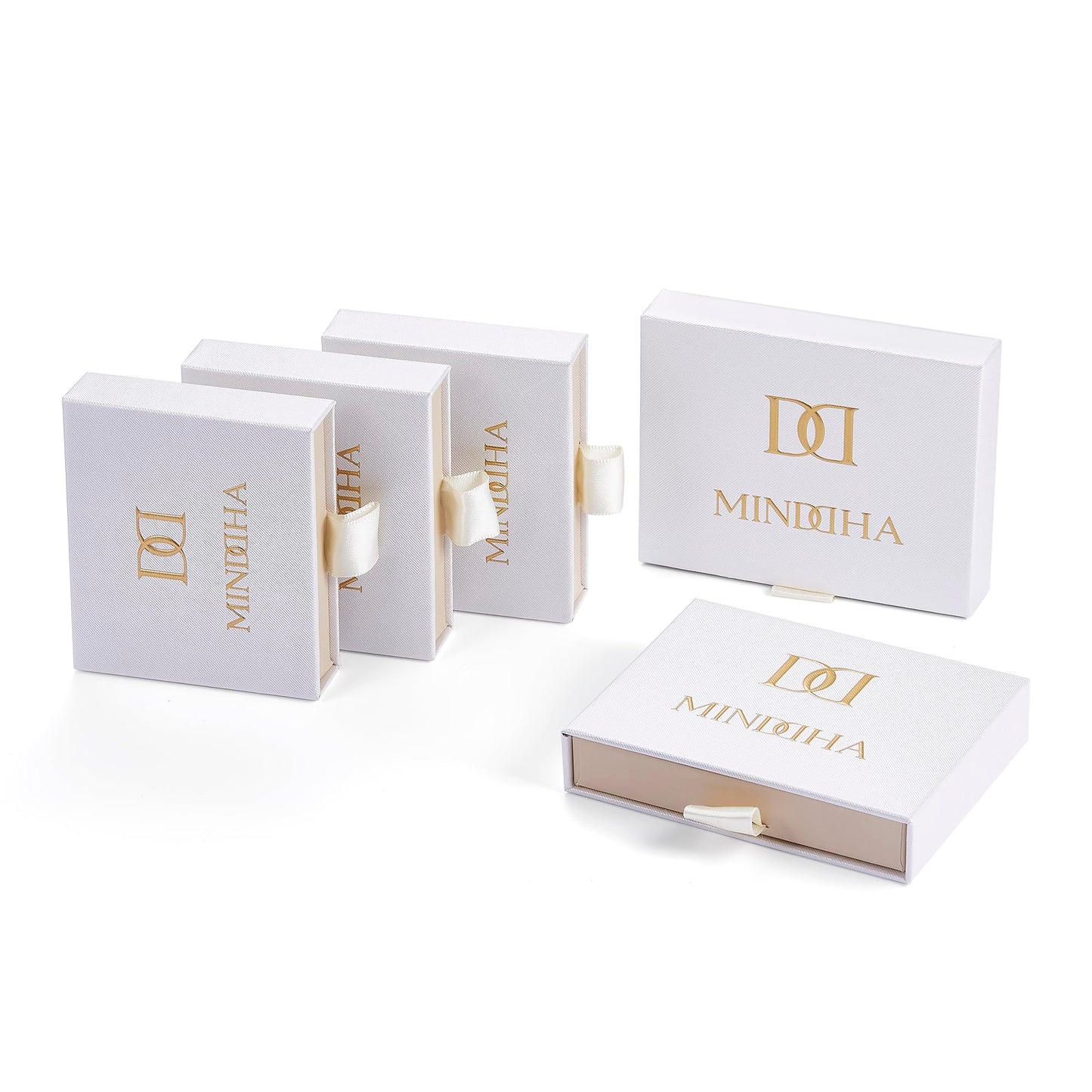 MINDDHA Tennis Bracelets| 3.5mm Cubic Zirconia Tennis Bracelets for Women | Gold Color | Princess-cut Square Shape| Size 7.5 Inch
