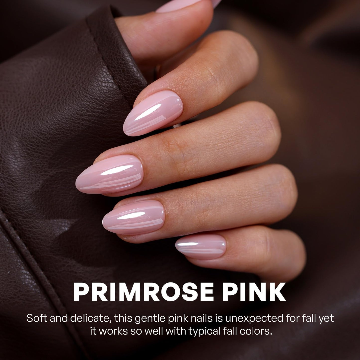 Light Pink Chrome Press on Nails Short - GJZEZ Soft Gel Shimmer Glazed Donut Almond Fake Nails Press Ons, Holographic Pearlescent Iridescent Faux Nail Gifts for Women| 16 Sizes - 32 Reusable Nail