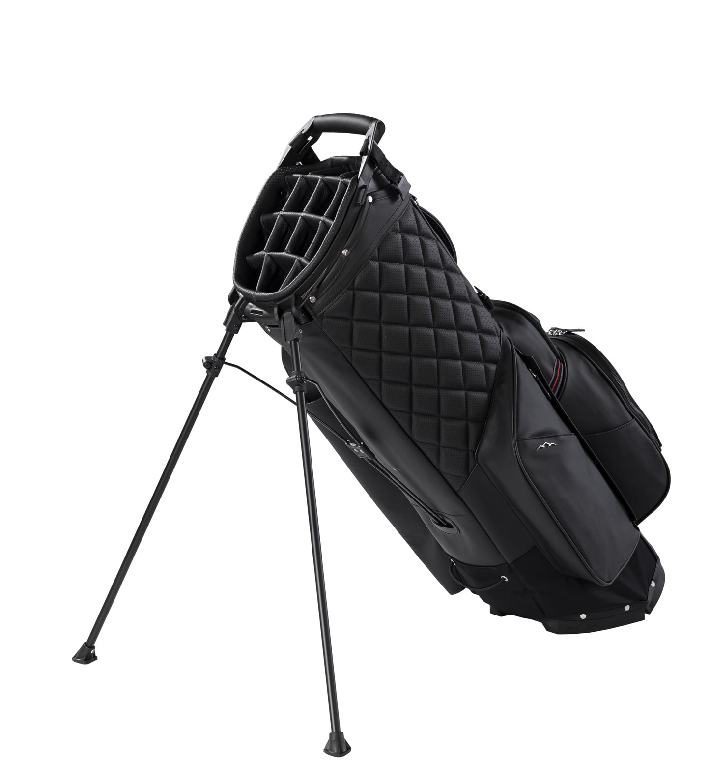 Sun Mountain Men's Matchplay LS Lightweight Stand Golf Bag 14-Way Top - 9 Pockets, Dual Strap System, Push & Electric Cart Compatible Compression Base, 2025 Model - Black