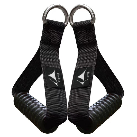 Vigoog Heavy Duty Gym Workout Handles Attachment for Cable Machine,Resistance Band,Pulley System Home Exercise Equipment, Comfortable and Stronger Grip