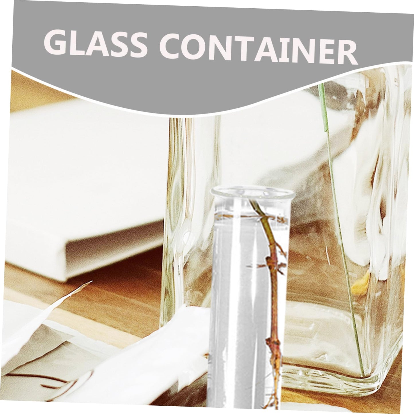Healifty 4pcs Terrarium Supplies Glass Plant Vase Test Tube Vases for Flowers Plant Propagation Glass Tubes