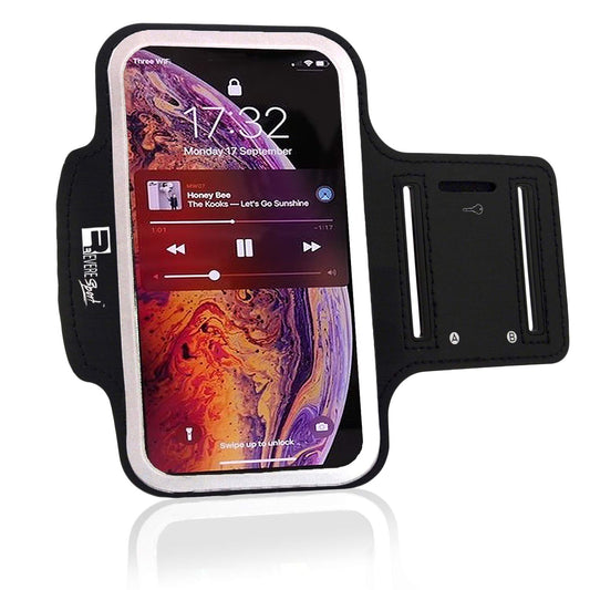 RevereSport Armband for iPhone Pro Max 17/16/15/14/13/12/Plus/AIR. Running Phone Arm Holder for Sports, Gym Workouts and Exercise