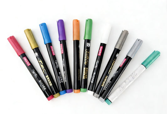SPACEZHUA 15 Glitter Nail Pens