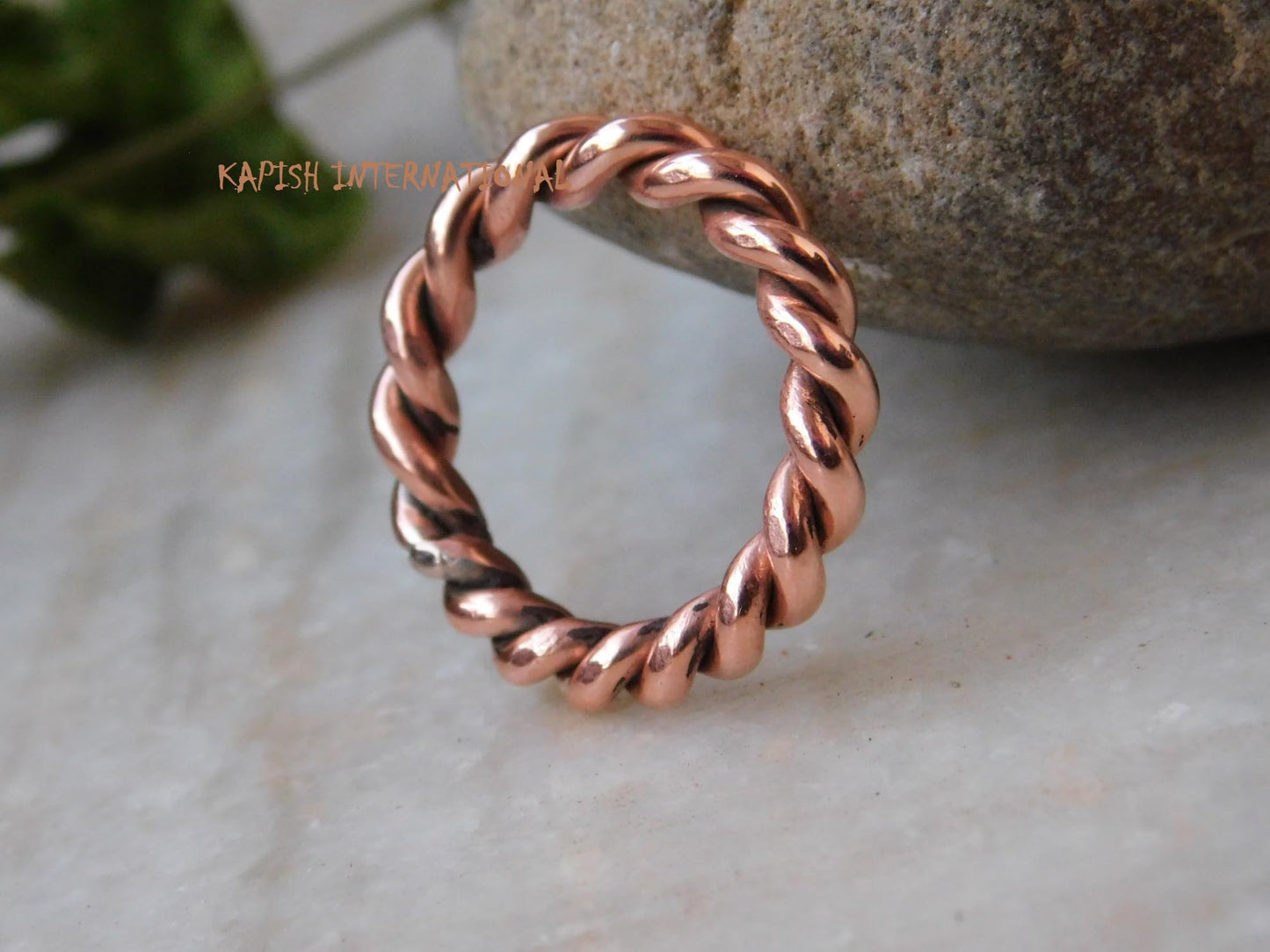 Pure copper tensor rings twisted, Simple ring, Tensor Rings Twist Ring Jewelry, Solid Copper Twisted ring for Men and Women, Jewelry for Unisex, (13.5)