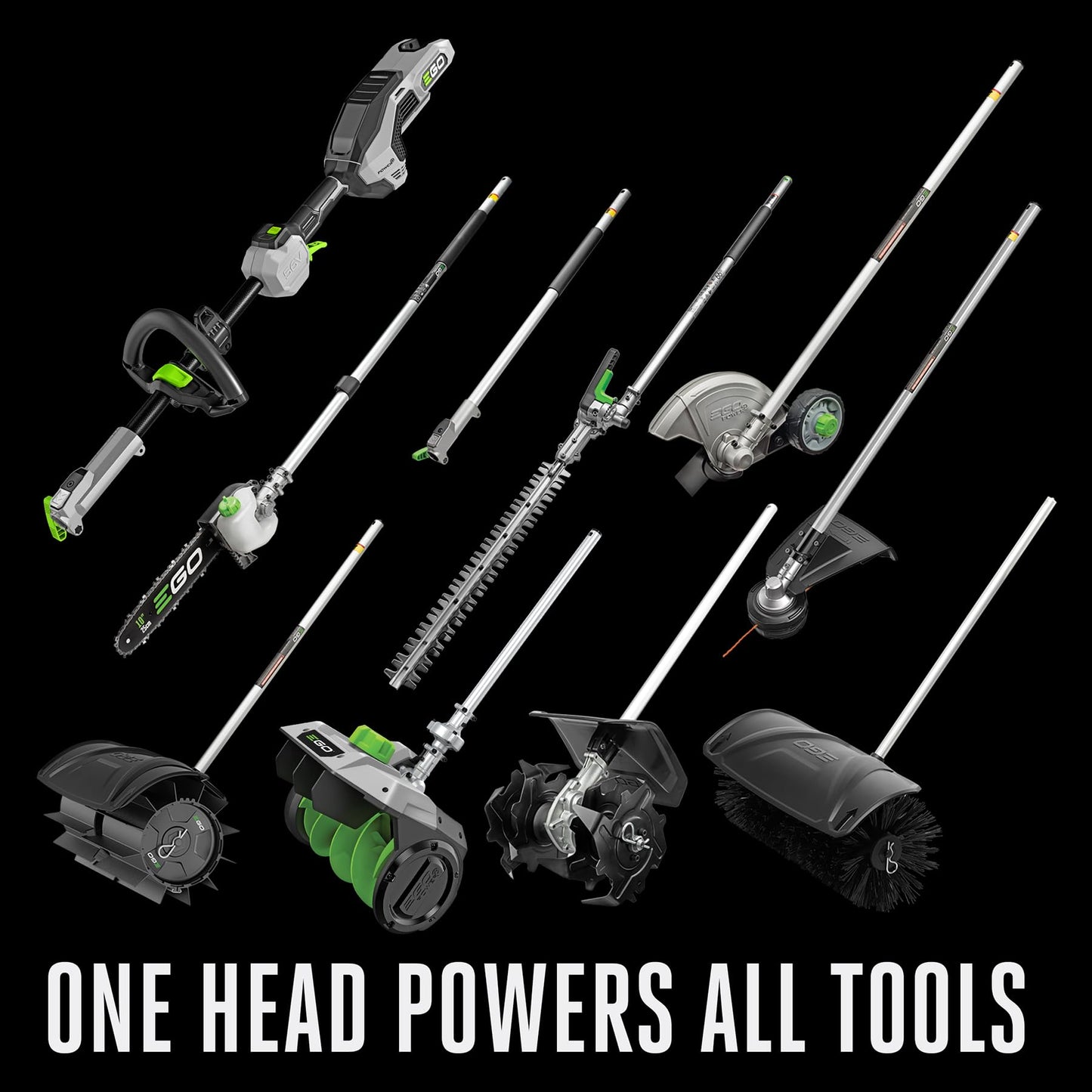 EGO Power+ 12" Brush Cutter Attachment, Use with Cordless Electric Power Head Multi-Head System - BCA1220