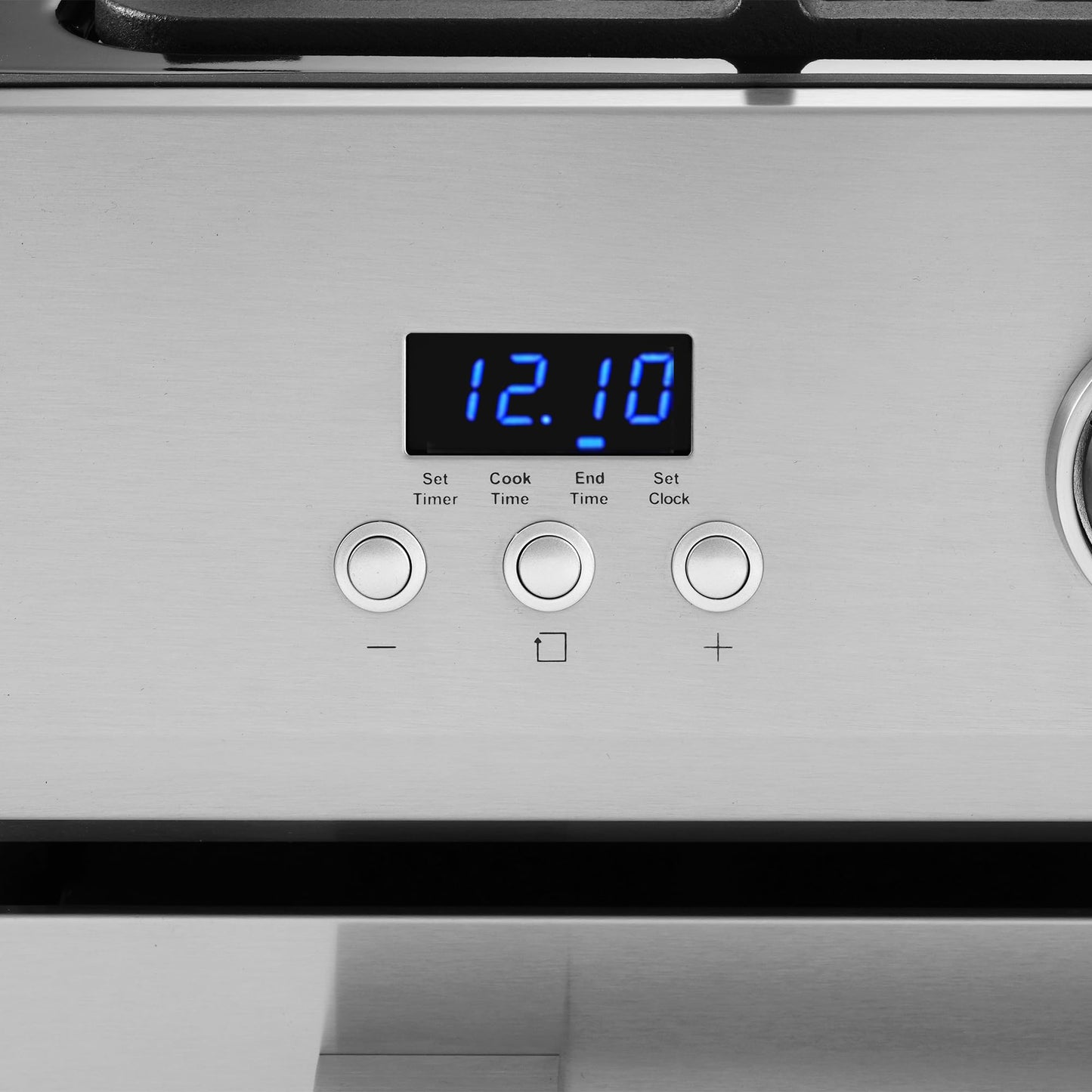 COSMO COS-305AGC 30 in. 5.0 cu. ft. Freestanding Single Oven Gas Range with 5 Burner Cooktop and Heavy Duty Cast Iron Grates in Stainless Steel