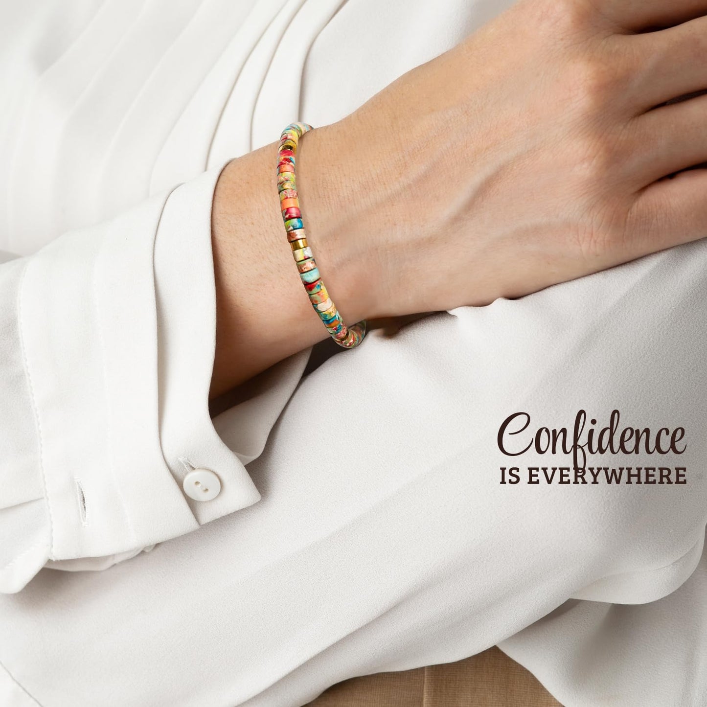 ZOKCC Cheer Up Gifts Bracelets for Women Healing Natural Stone Bracelets - Get Well Soon Inspirational Gifts for Women Friends Sister Friendship Bestie Coworker (H- REMINDER- KING STONE)