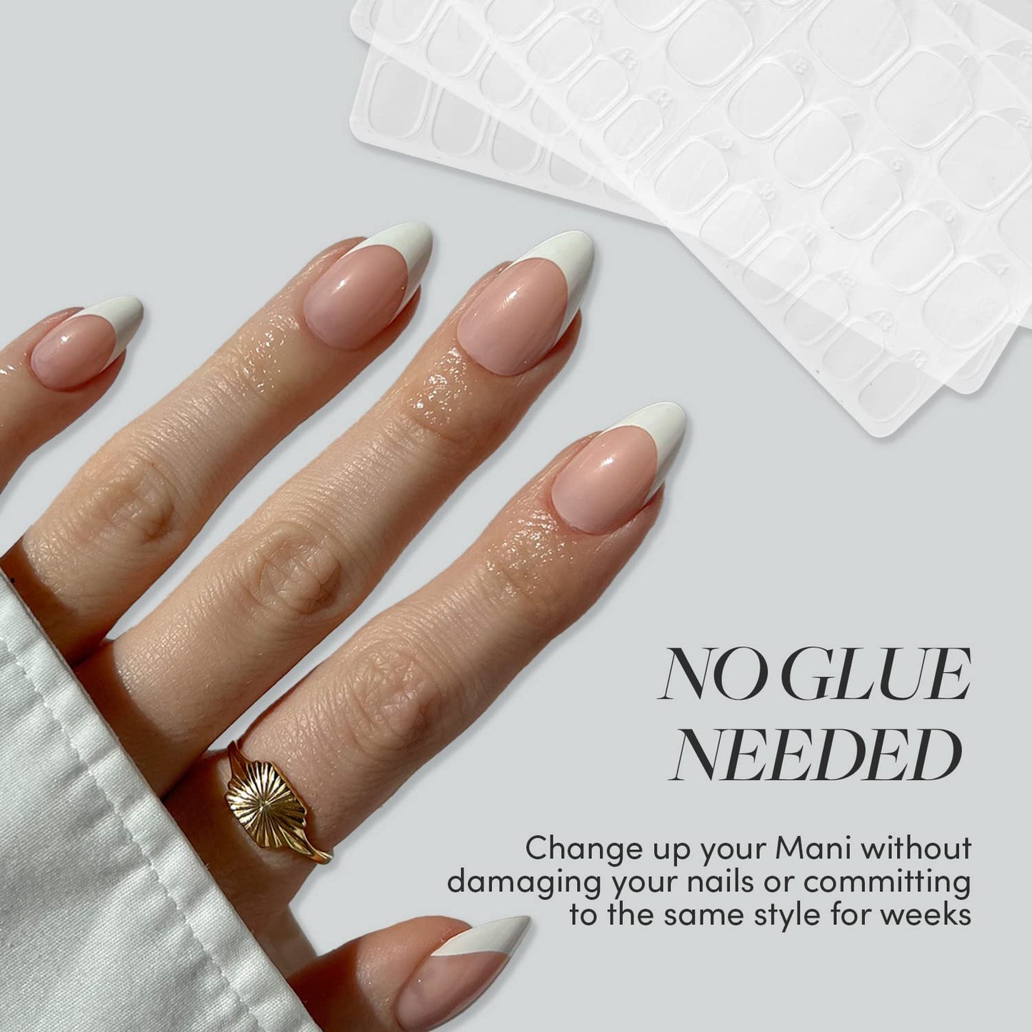 Glamnetic Press-On Nails & Adhesive Nail Tabs - Lace Blush | Medium Coffin Fake Nails with Lace Detailing | 15 Sizes - 30 Nail Kit with Adhesive Tabs
