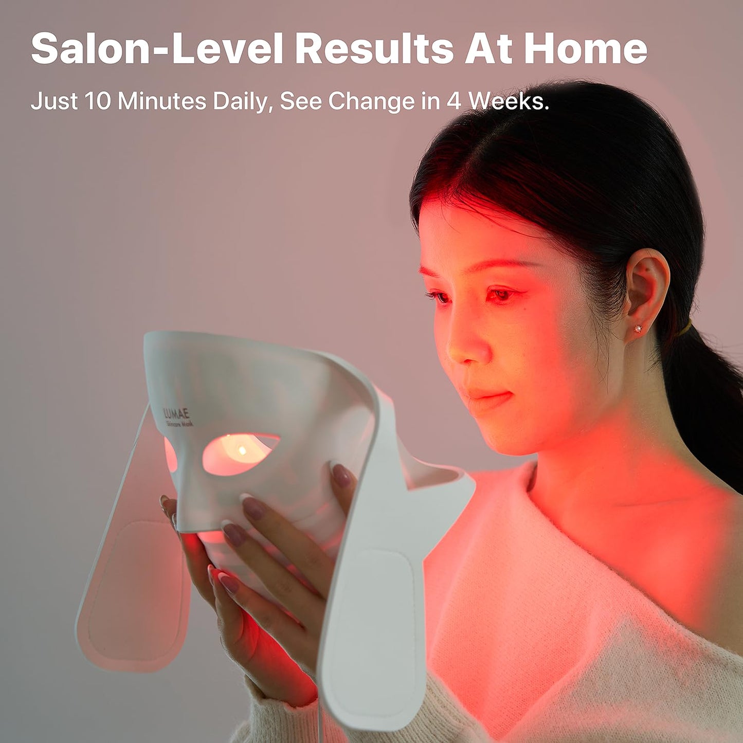 AINTRO LED Light Therapy Mask for Face, Home Use Anti-Aging Skin Care Device, 330 LEDs, 5-in-1 LED Colors with Deep NIR 1072nm, NIR 830nm, Red, Yellow & Blue Light