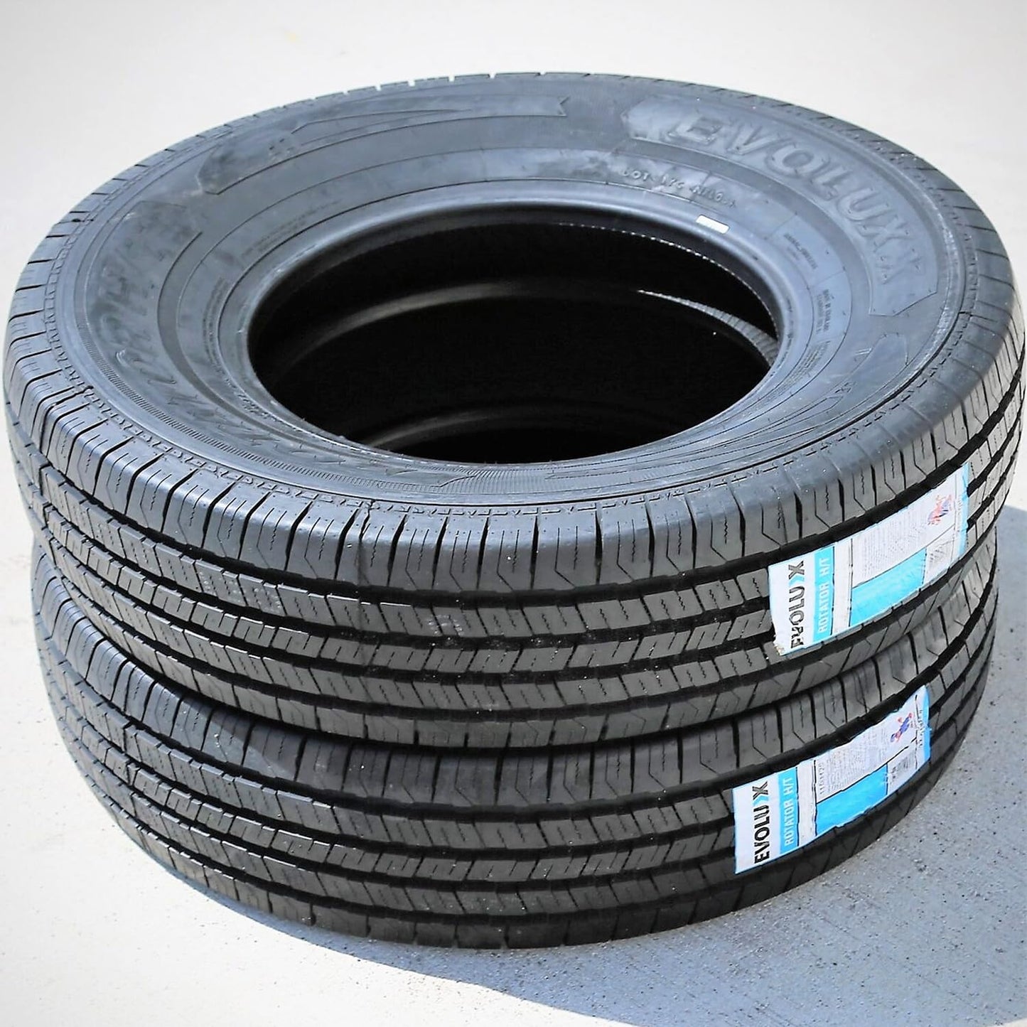 Evoluxx Rotator H/T All-Season Commercial Van Radial Tire-235/65R16 235/65/16 235/65-16 121/119R Load Range E LRE 10-Ply BSW Black Side Wall