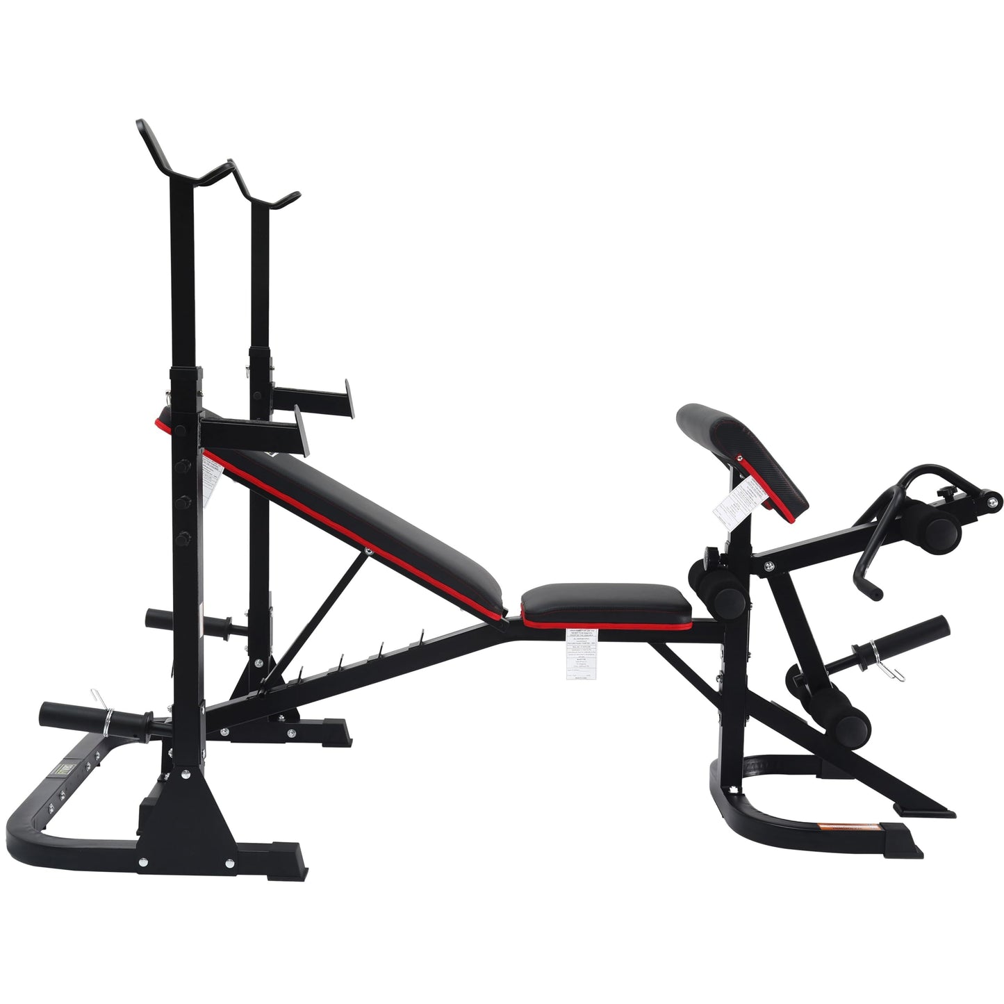 Fitvids Adjustable Weight Bench, Workout Bench for Home Gym, Adjustable Weight Bench Set Workout Machine with Leg Extension and Curl Machine