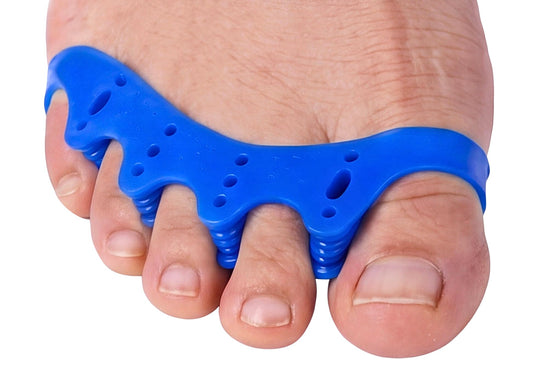 ToeSet Toe Separators – Soft Gel Toe Spacers for Alignment, Stretching, Yoga and Everyday Foot Comfort (Small/Medium)