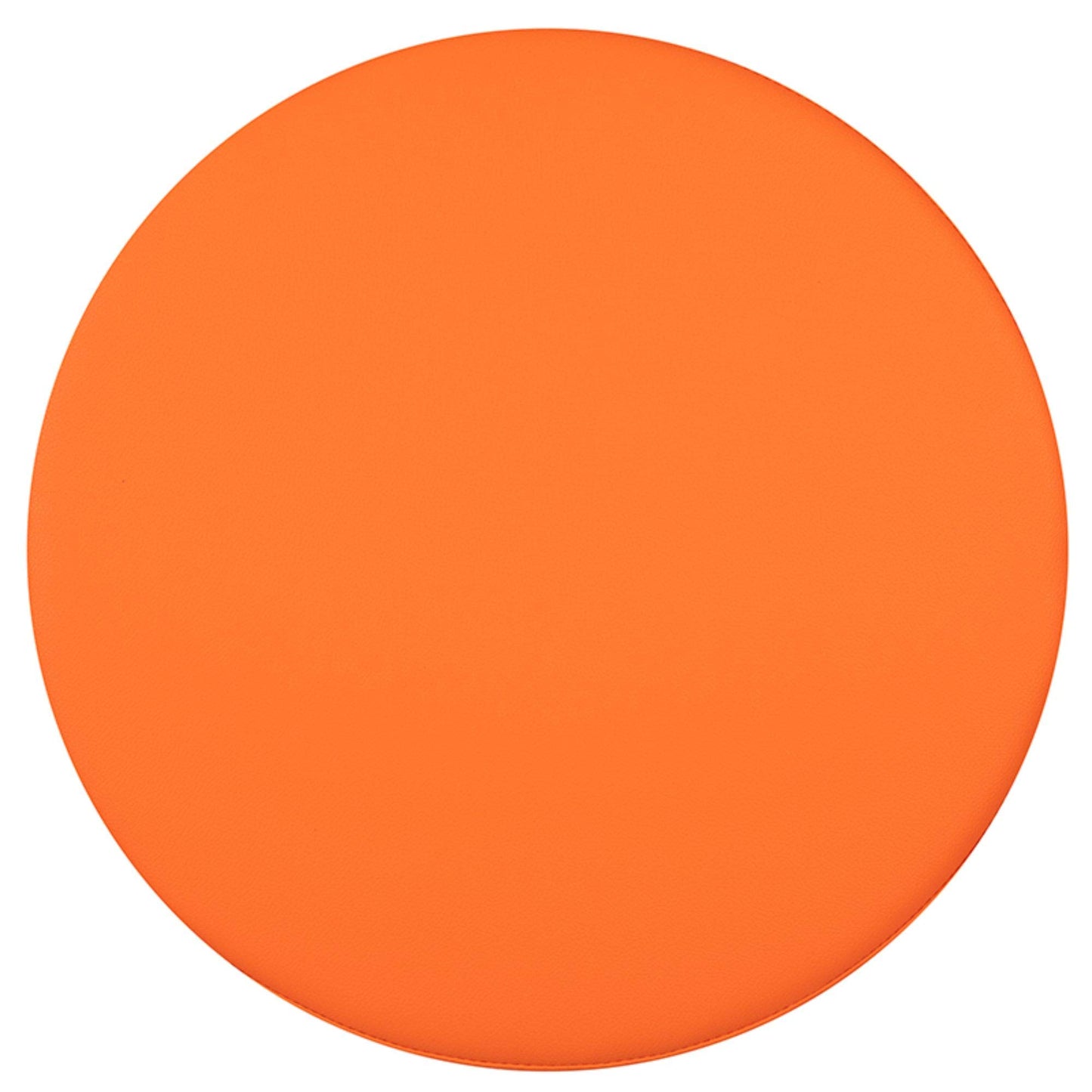 Flash Furniture Nicholas Soft Seating Flexible Circle for Classrooms and Common Spaces - 18" Seat Height (Orange)