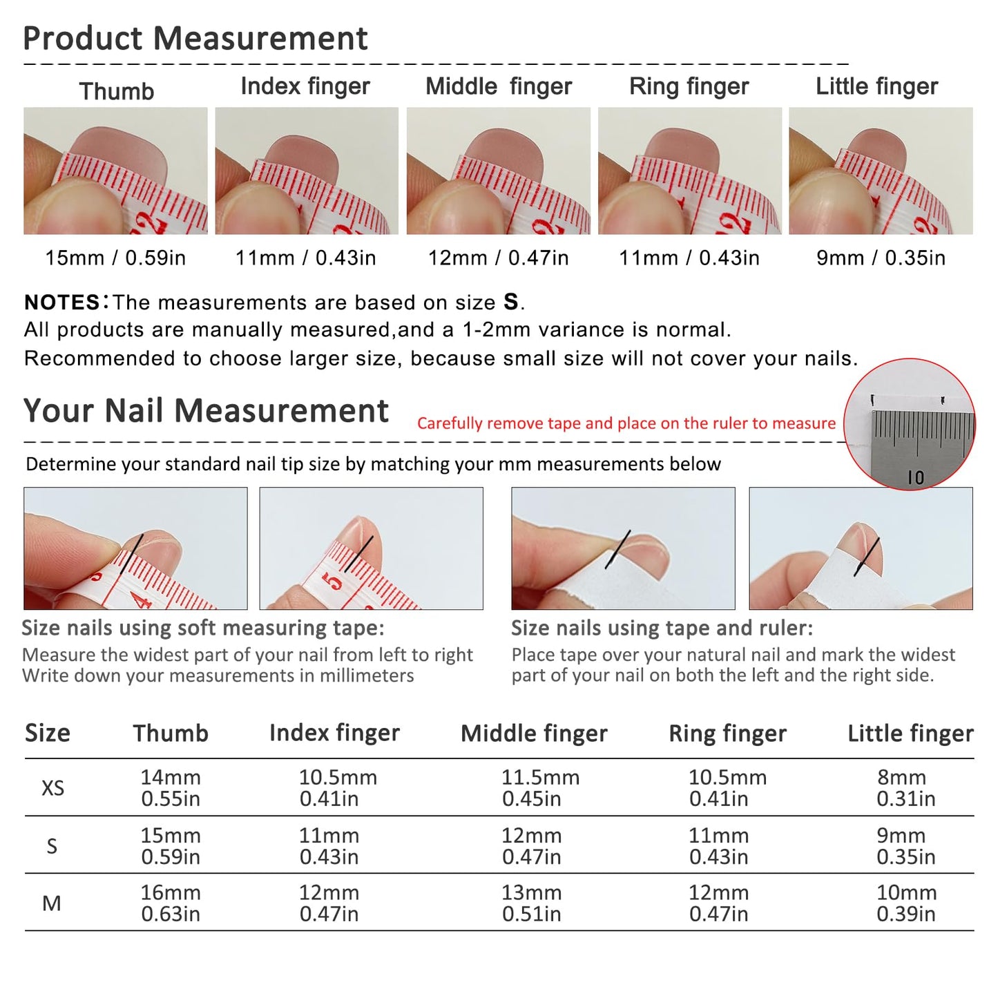 TENPAL Sheer Nude Press on Nails Medium Oval Salon Style for Everyday, Handmade & Reusable, Classic Sheer False Nails with a Clean Finish(XS)