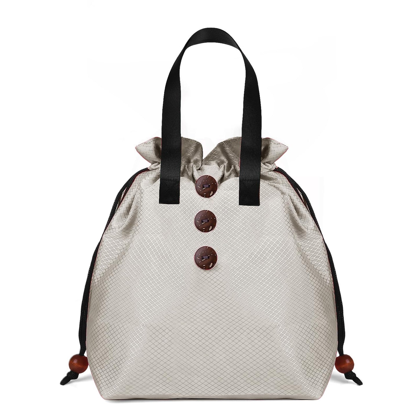 Jiamusi Drawstring Insulated Lunch Bag - 6L Thermal Food Tote with Waterproof Lining for Office & Commute