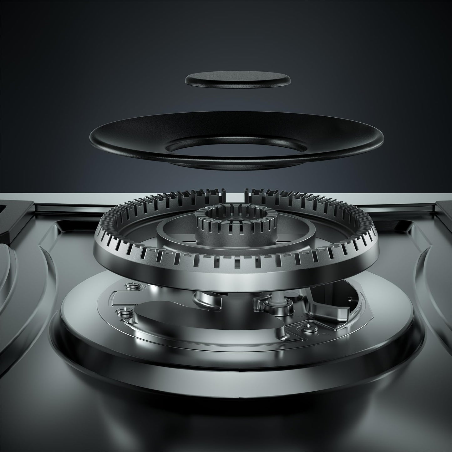 Empava 30 in. Gas Stove Cooktop with 5 3rd Gen Italy Sabaf Sealed Burners in Stainless Steel, 30 Inch, Silver
