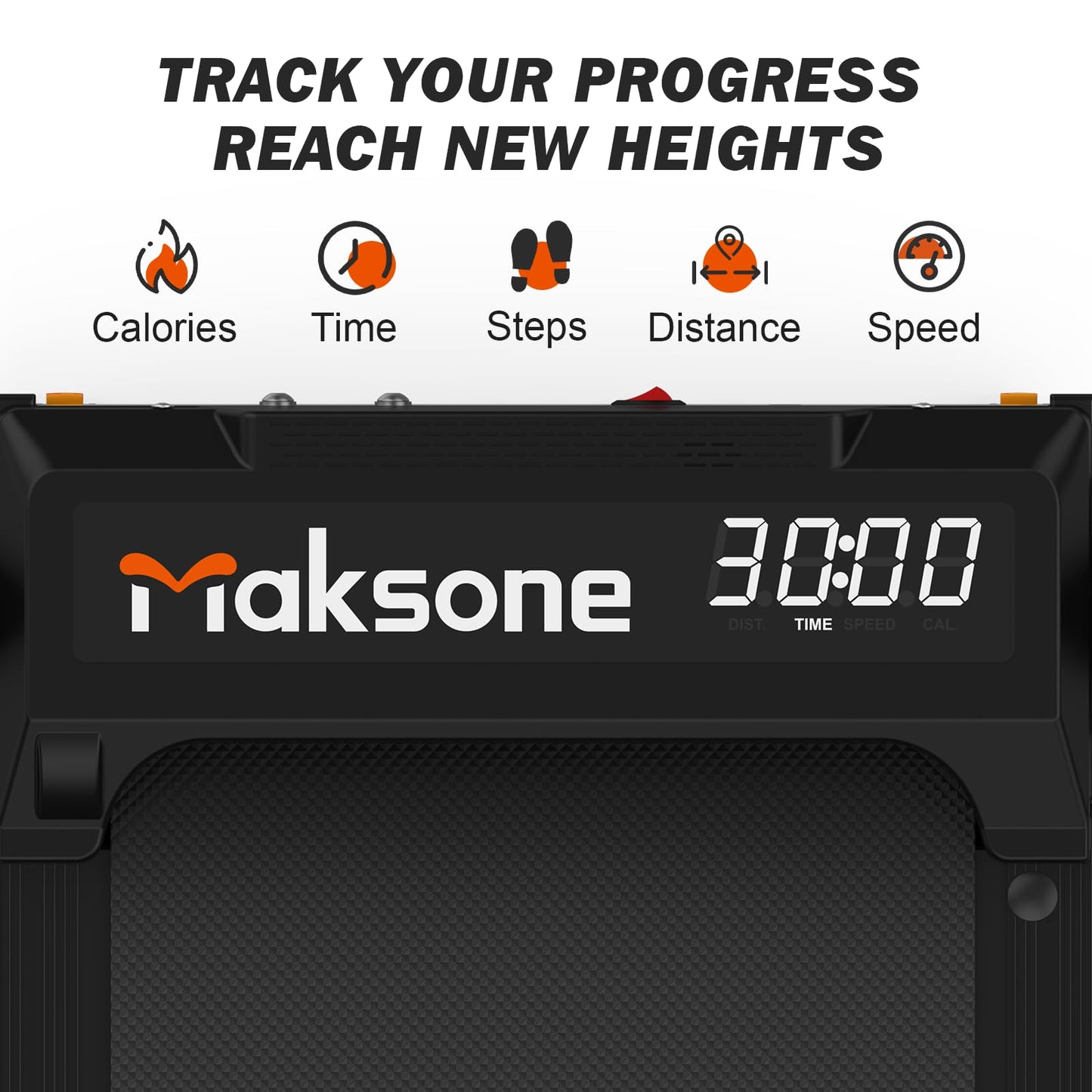 Maksone Walking Pad with Adjustable Incline,Under Desk Treadmill for Home/Office,Portable Treadmills,Installation-Free,with Remote Control