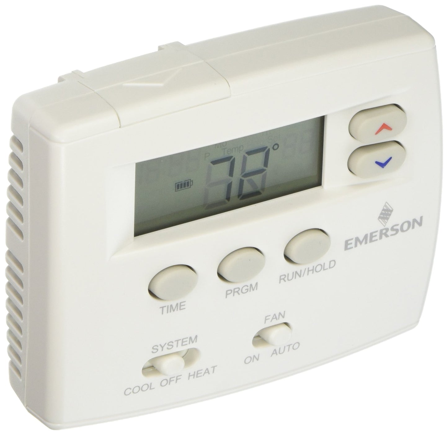 White-Rodgers Emerson 1F80-0224 Single Stage 24 Hour Programmable Thermostat,Blue