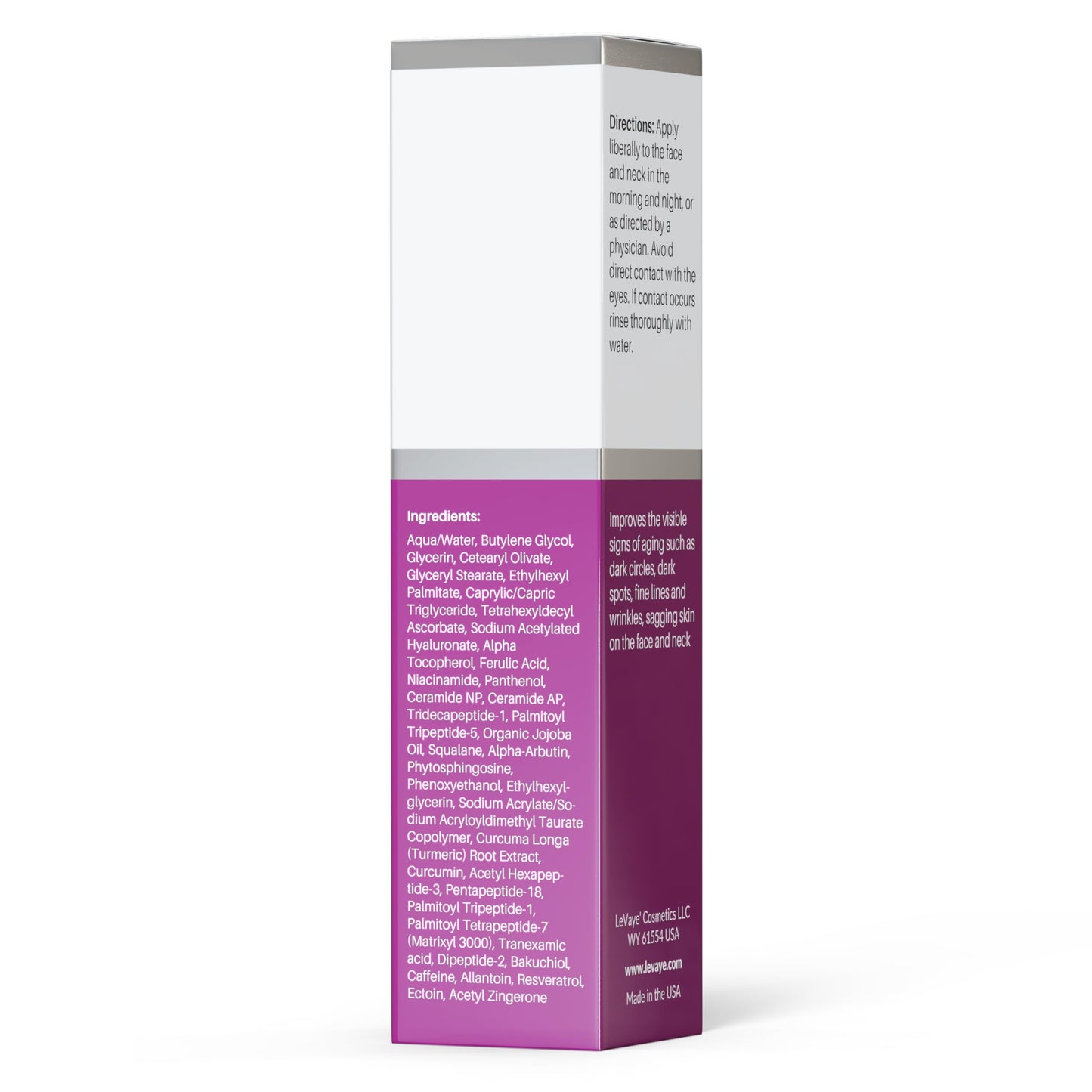 LeVaye Strateva RX Advanced Anti-Aging Serum For Men – Vitamin C, Niacinamide, Natural Retinol, Hyaluronic Acid & Peptides – Targets Wrinkles, Fine Lines, Dark Spots, Dark Circles & Enlarged Pores
