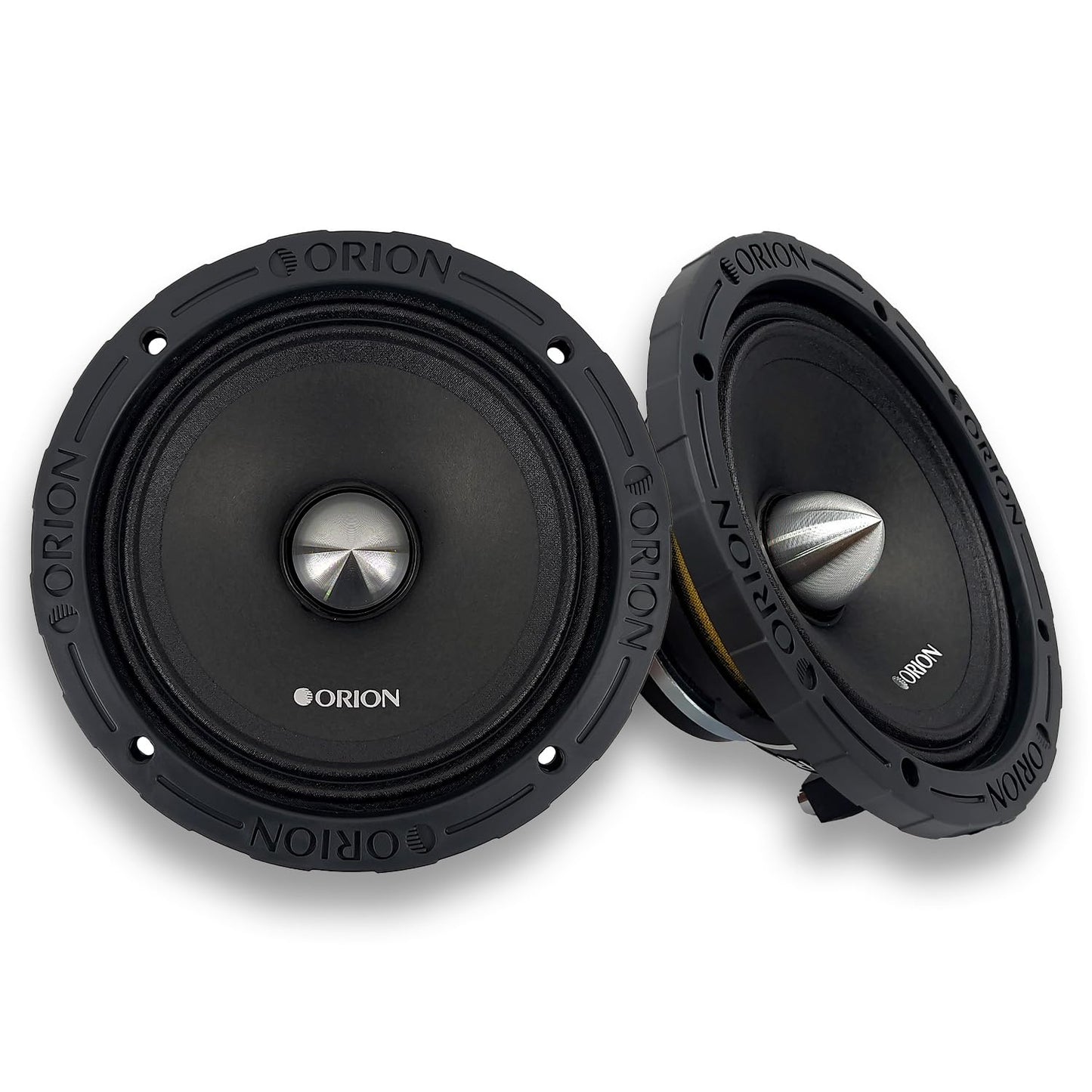 ORION HCCA64N HCCA Series 6.5” Ultra Efficient Neodymium Midrange Loudspeaker, 1400W Max Power, 350W RMS, 4 Ohm, 1.5” Voice Coil - High Output Pro Car Audio Stereo, Premium Quality Speaker (Pair)