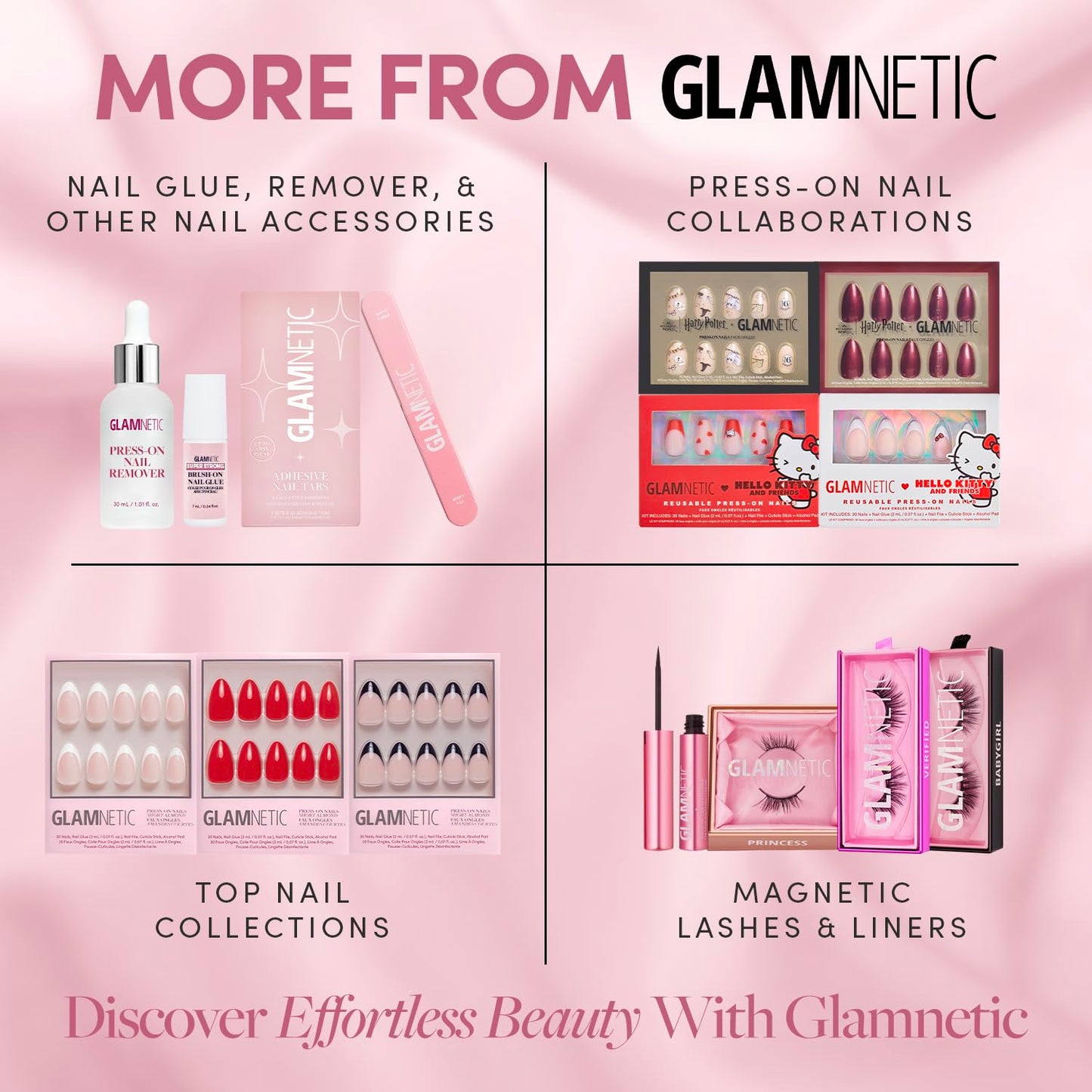 Glamnetic Press On Nail Remover | Odorless, No Acetone, Gentle Press-On Nail Remover Serum for Fake Nails | 30 ml/1.01 fl. oz.