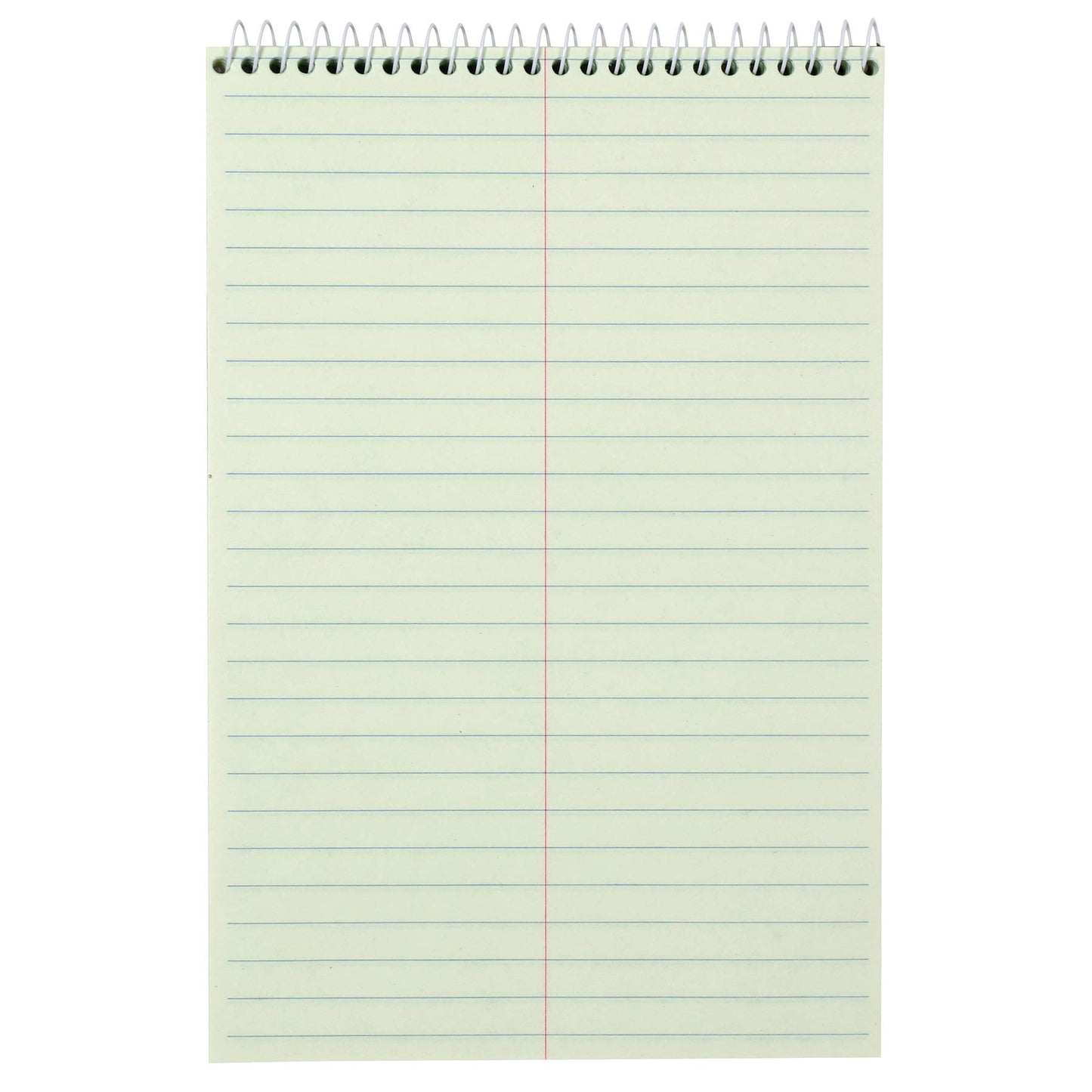 Amazon Basics Steno Notebooks, Gregg Rule, Green Paper for Notes, 80 Sheets, 6" x 9", 12-Pack