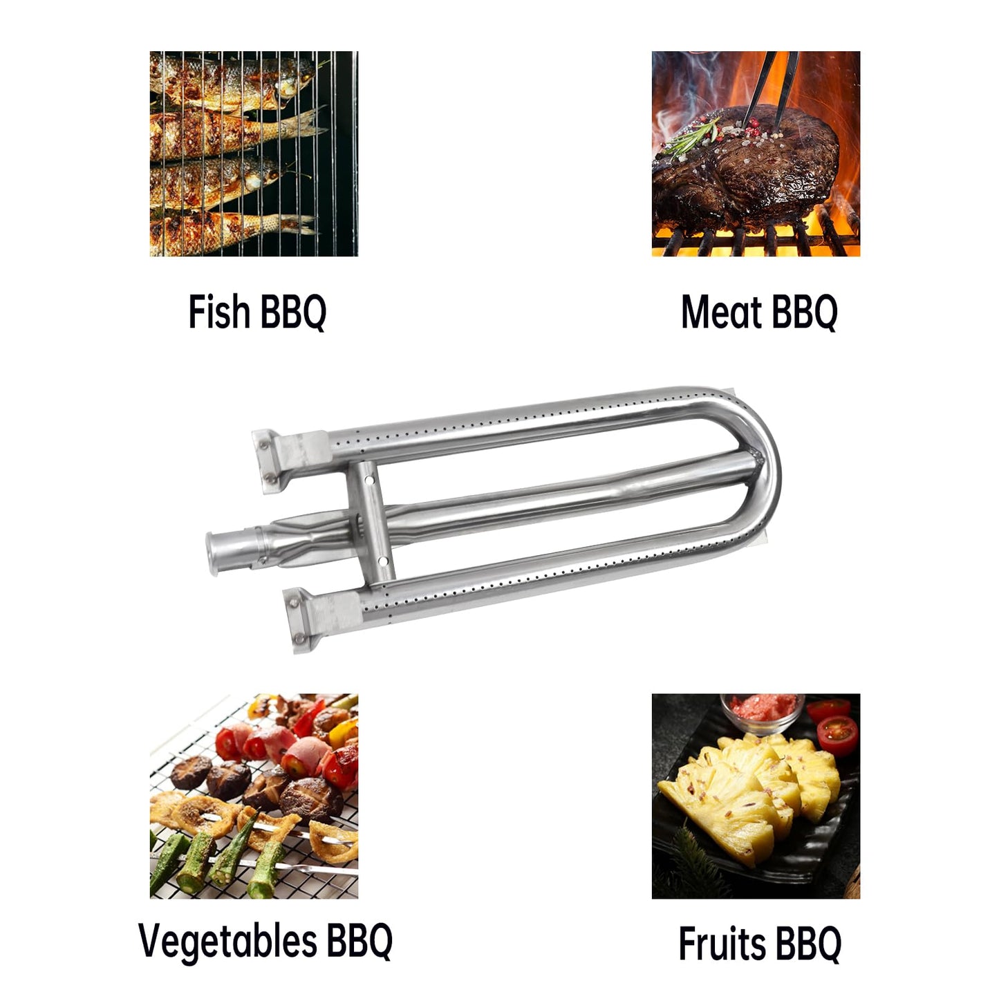 Kalomo Grill Burners Radiant Tray for DCS Grill 27DBQR, DCS 36 BGB36-BQARL, DCS 48 BGB48-BQARL, DCS 30 BGB30-BQR-L, 18 5/8" Stainless Steel Grill Heat Plates Shield Cooking Gas Grill Replacement Parts