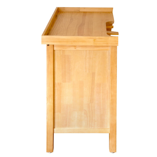 Noble Fine Wood Jewelers Bench - Solid Wooden Workbench Station with Utility Storage Drawers for Jewelry Making