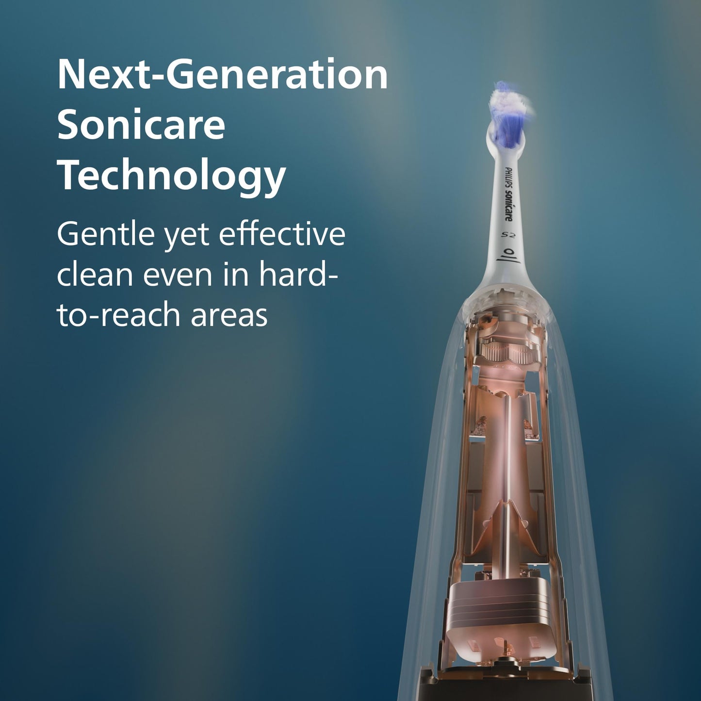 Philips Sonicare 6500 Series Electric Toothbrush - Next-Generation Sonicare Technology, Pressure Sensor, 9 Brushing Settings, SmarTimer, BrushPacer, 21-Day Runtime, Travel Case, White, HX7410/10