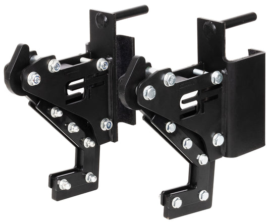 Signature Fitness Fitvids SF-3 1 – 500 Pound Capacity 3” x 3” Power Cage Squat Rack – Monolift Attachments – Black