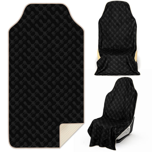 Lonfliness 1PCS Car Seat Cover Towel Non Slip Front Seat Car Seat Towel Athletic Running Towel Washable Seat Cover for Gym Workout Sweat Outdoor Sport Beach Hiking Yoga (Midnight)