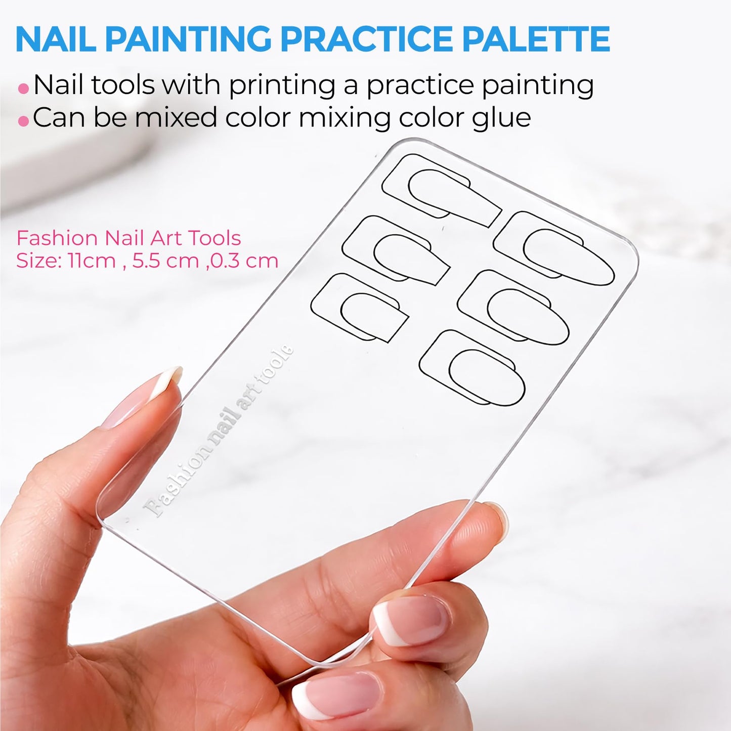 GEL PARTY 38 Pcs Professional Nail Art Brush Kit - All-in-One Nail Design Tools Set with Detail Brushes, Dual-Ended Dotting Pens, Silicone Brushes, Tweezers, Striping Tape & Palette for DIY Manicure