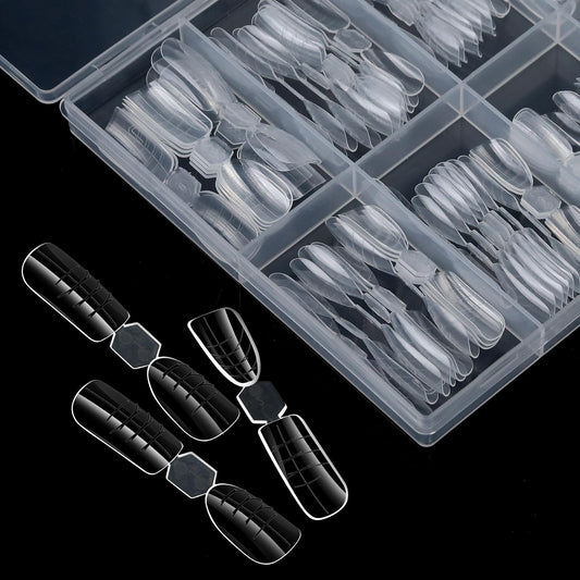 Molding Kit for Nail Extension and Enhancement - 120 Pieces in Box - Non-woven Band with Marking Lines