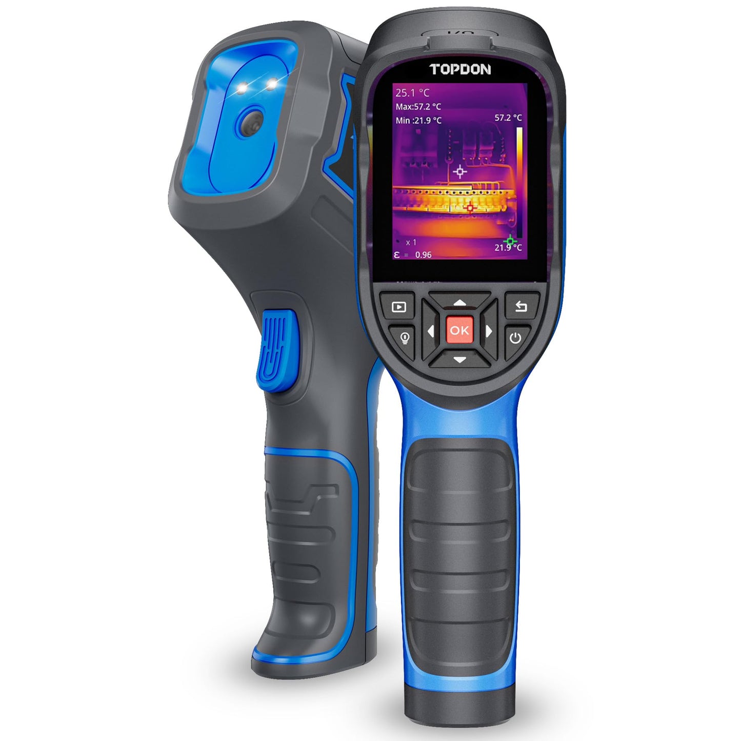 TOPDON Thermal Imaging Camera TC004 SE - 256x192 IR Resolution, 21Hrs Runtime & 32GB Storage with Video Recording, PC Analysis for Electrical/HVAC/Building Inspection