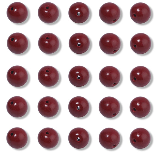 NITOPUPU 100Pcs 8mm Cinnabar Beads for Jewelry Making, Natural Round Loose Gemstone Stone Bead for Necklace Bracelets, Crafts for Adults with Crystal Stretch Cord