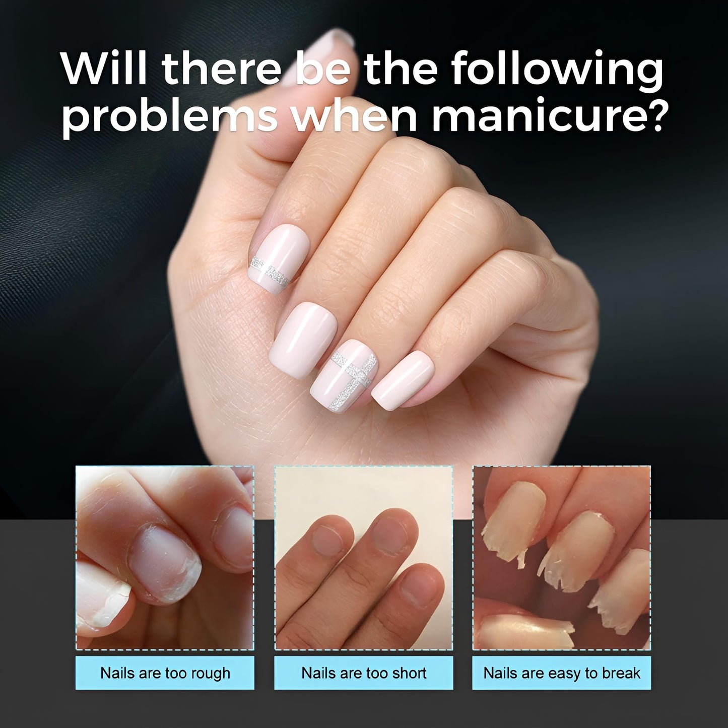 TOMICCA Extra Short Square Nail Tips 240Pcs 15 Sizes Pre-shaped Nail Extension for Gel Tips, Ultra Matte Acrylic Fake Nails for Beginners and Professionals, Home DIY Nail Salon, Wedding
