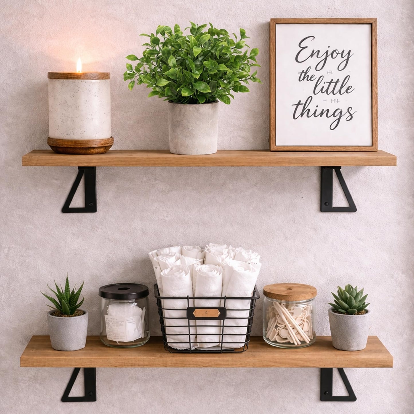 NyxGarden Small Plants Decor-Set of 3 Mini Artificial Plants, Lifelike Potted Greenery for Bathroom, Desk & Shelf Decor, No Maintenance Fake Plants for Home & Office Styling