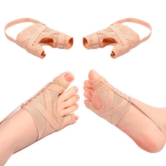 JIEYAO 2Pcs Bunion Corrector for Women and Men, Union Relief Protector Guards for the Thumb and Little Toe Hallux Socks Toe Bunion Pain Relief Separator Toes Corrector for Left and Right Foot (L)