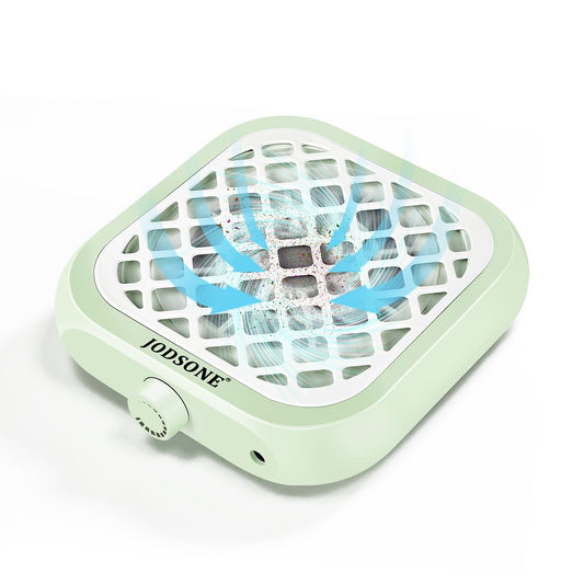 JODSONE 6000RPM Mini Nail Dust Collector Powerful Suction Portable PocketSized Nail Salon with 30 Filters Green