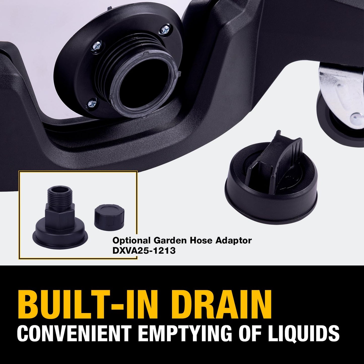DEWALT 10 Gallon STEALTHSONIC Wet Dry Vacuum, DXV10S-QT Newest Noise Reduction Shop Vac, Ultra Quiet Shop Vacuum Wet and Dry for Home, Garage, Car, Workshop, Stainless Steel Tank, 5 Peak HP