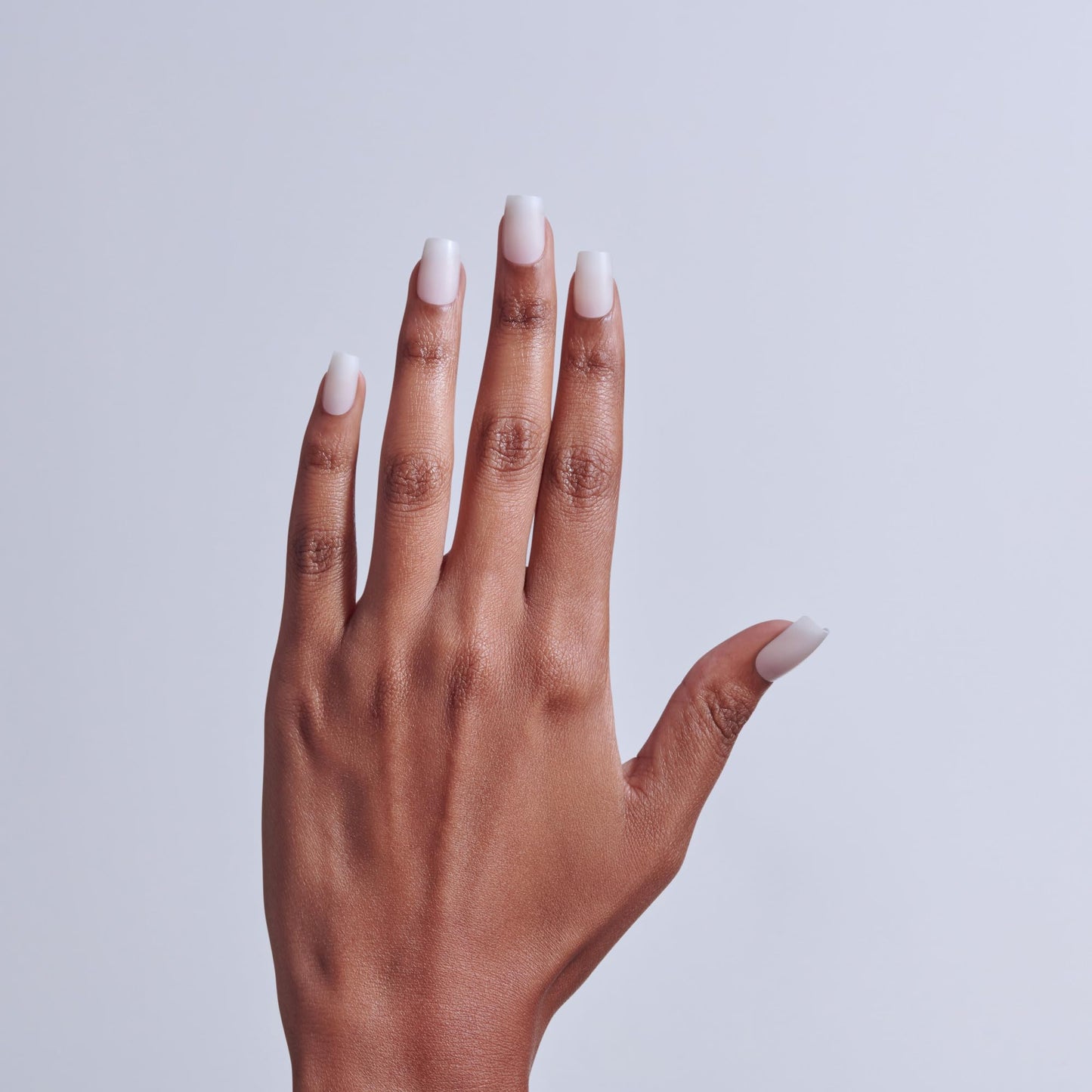 Kiss PROFESSIONAL, Press On Nails, Nail glue included, 'Absolutes', White, Medium Size, Square Shape, Includes 140 Nails, 3g Glue