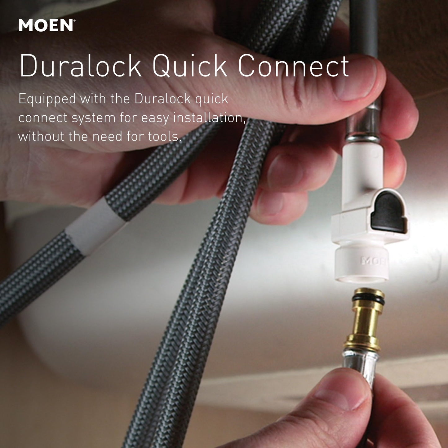 Moen Inara Matte Black Pulldown Kitchen Faucet with Power Boost, Modern Kitchen Faucet, One-Handle High Arc, Easy Installation, 87463BL