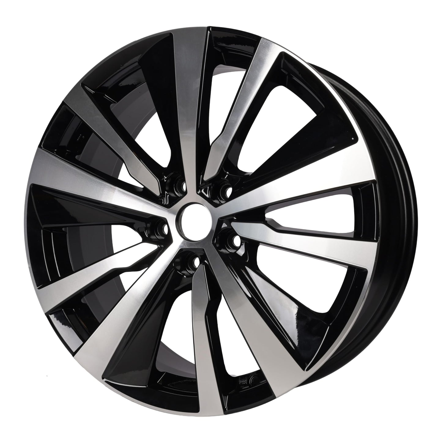 New Replacement 19 Inch Wheel For Nissan Altima Platinum SR SL SV S Edition ONE OEM Style Aluminum Alloy Rim for 2019 2020 2021 2022 2023 | 19x8" | Gloss Black w/Silver Finish - 403006AM3A 6AM3A