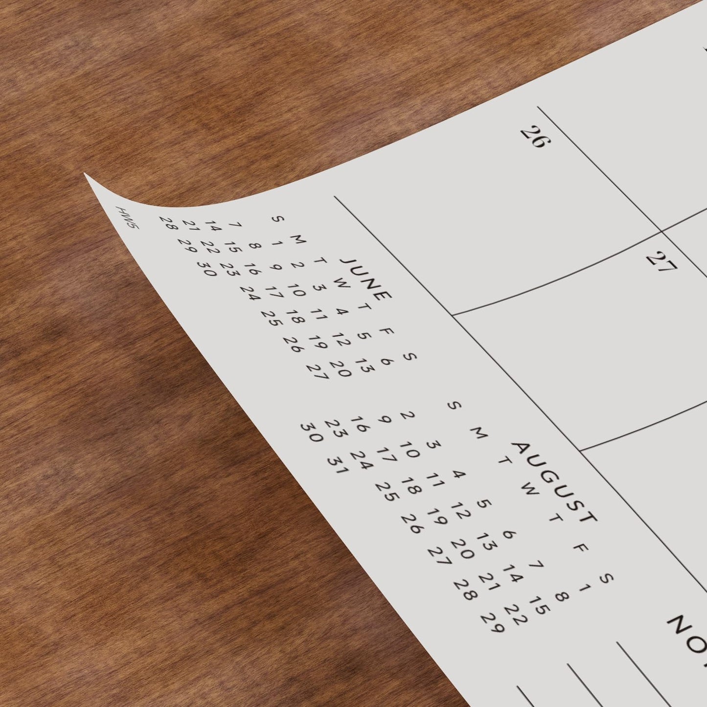 Jotsome Large Wall Calendar 2026-2027, Monthly Wall Calendar From Now to June 2027 17 x 22 inch in Home and Office for Easy Organizing (Now - Jun 2027, 17" x 22")