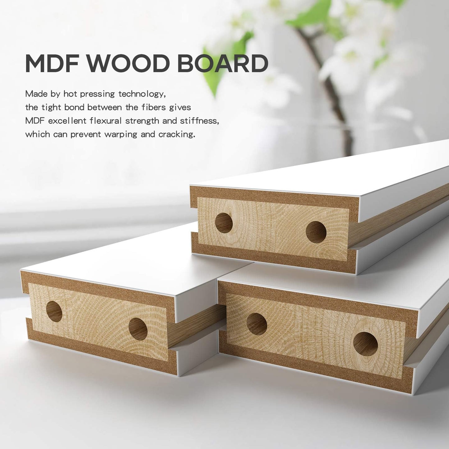 ROYMELO 42x96 Inch White Sliding Barn Door Slab with 7ft Hardware Kit Included, 5-Panel, MDF Wood Panel Covered with Water-Proof Scratch-Proof PVC Surface, Simple DIY Assembly